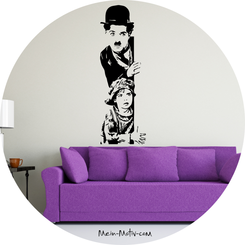 Wandtattoo 46170W Charlie Chaplin 2